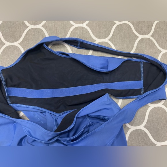 FREE PEOPLE Movement Back It Up Onesie in Pool Blue Stretchy. Size Large. NWT. - Picture 5 of 12